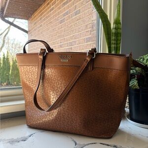 Guess Embossed Tote Bag